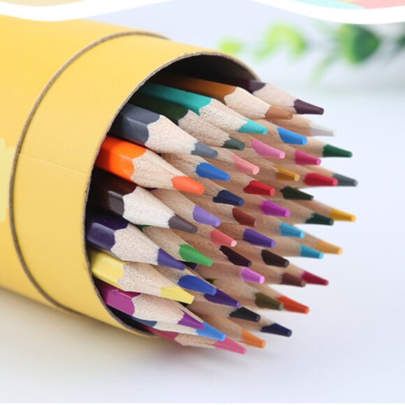 3 Sets of 36 Colors Wooden Colored Pencils Color Lead Set Student Drawing Pencil - Picture 2 of 3